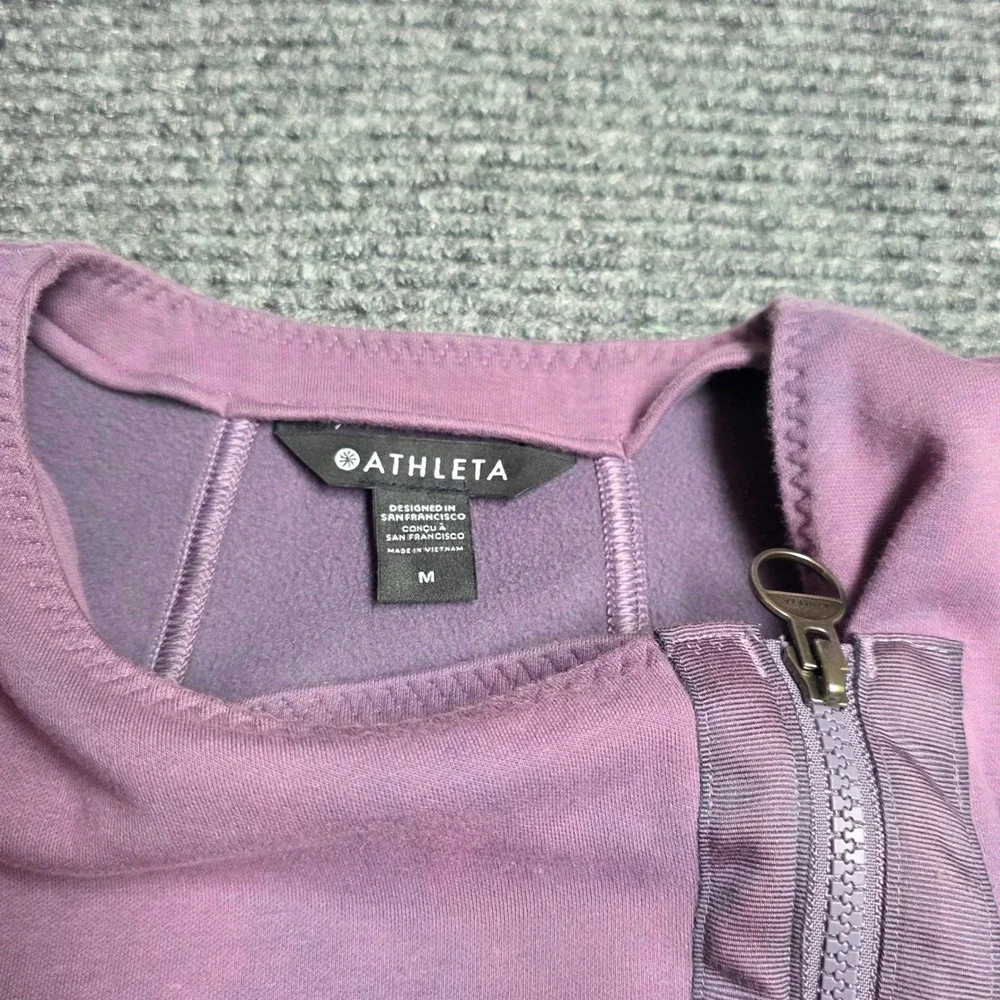 Athleta asymmetrical zip
